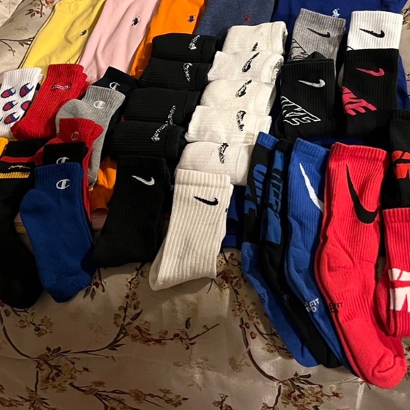 Nike & Champion socks